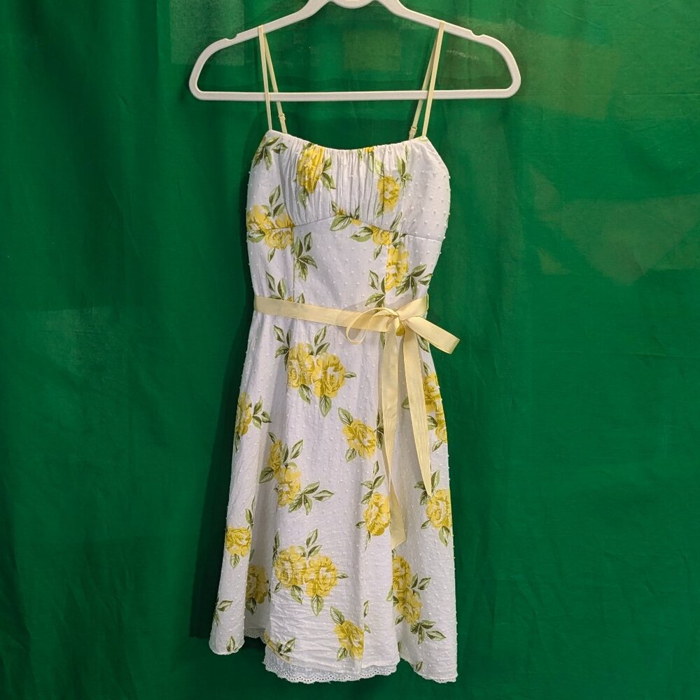 Ruby Rox Size 3 Yellow Floral Sundress